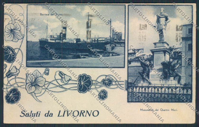 Livorno Città Saluti da cartolina MV7390 – fronte