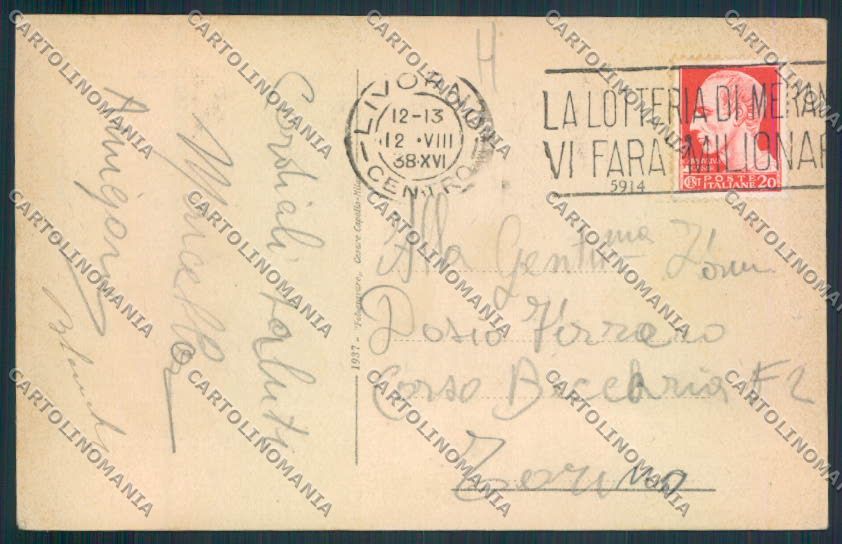 Livorno Città Saluti da cartolina MV7390 – retro