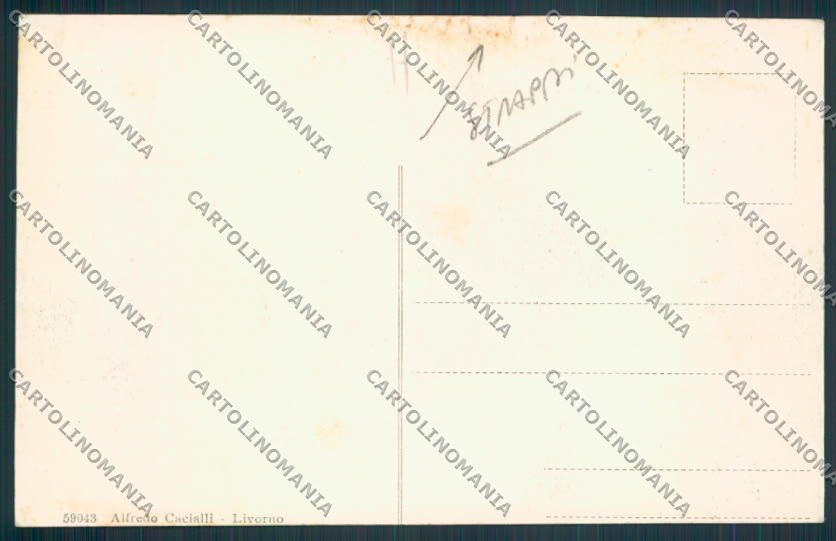 Livorno Città STRAPPINI cartolina MV7391 – retro