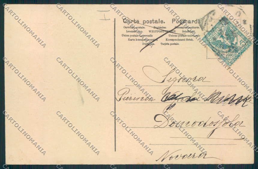 Livorno Città cartolina MV7405 – retro