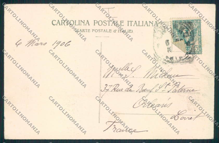 Livorno Città cartolina MV7411 – retro