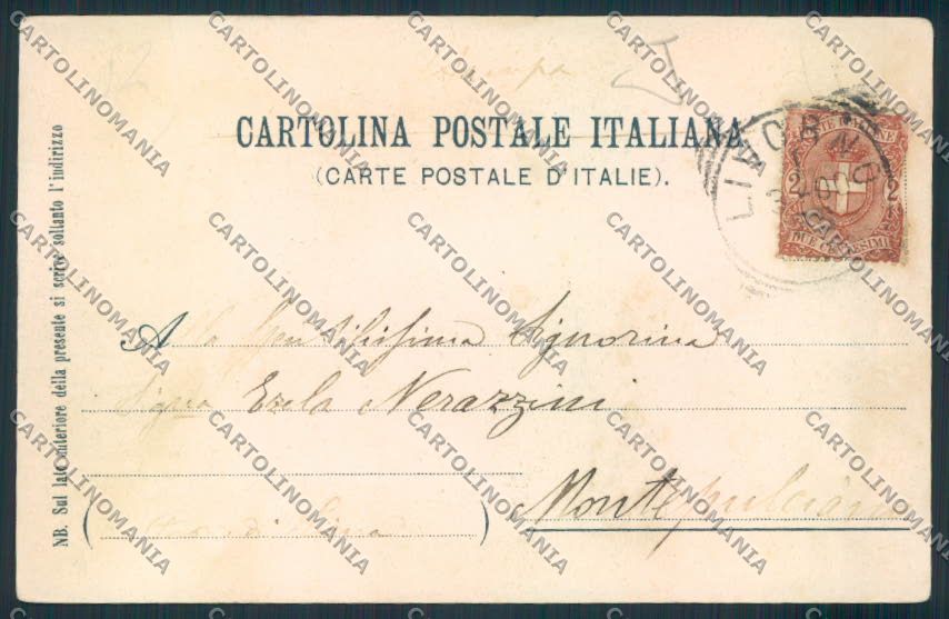Livorno Città Saluti da Faro cartolina MV7414 – retro