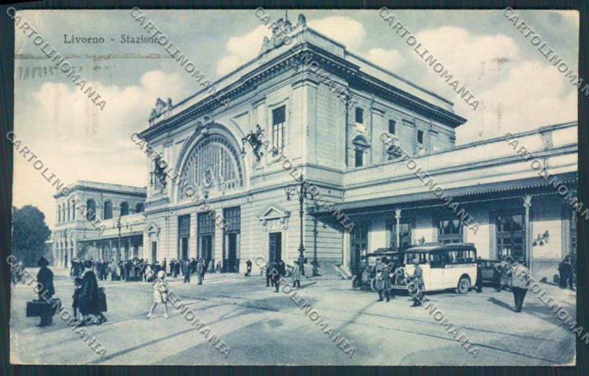 Livorno Città Stazione cartolina MV7424 – fronte