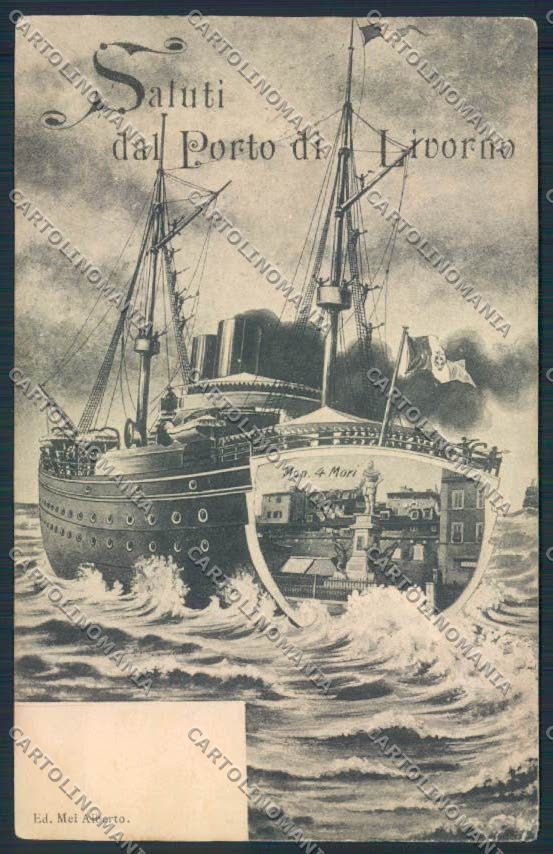 Livorno Città Saluti da PIEGHINA cartolina MV7448 – fronte