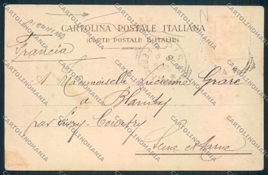Livorno Città Saluti da PIEGHINA cartolina MV7448 – retro