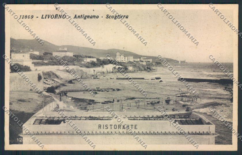 Livorno Antignano cartolina MV7453 – fronte