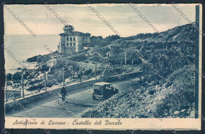 Livorno Antignano PIEGHINE ABRASA cartolina MV7454 – fronte
