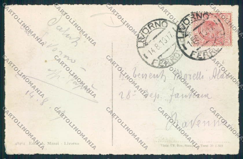 Livorno Montenero cartolina MV7459 – retro