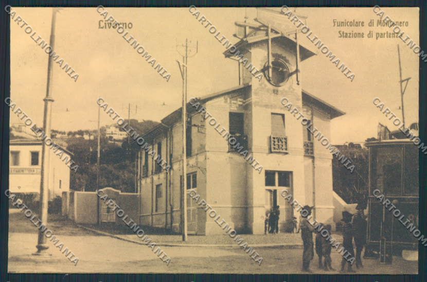 Livorno Montenero Funicolare cartolina MV7477 – fronte
