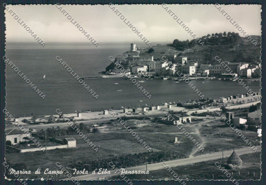 Livorno Isola d'Elba Marina di Campo Foto FG cartolina MV7513 – fronte