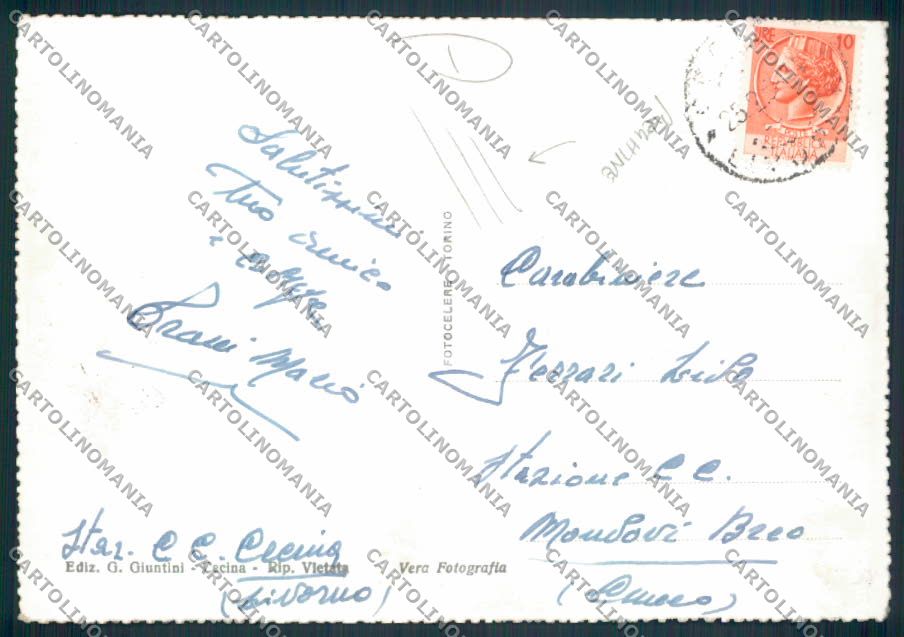 Livorno Cecina PIEGHINE Foto FG cartolina MV7535 – retro