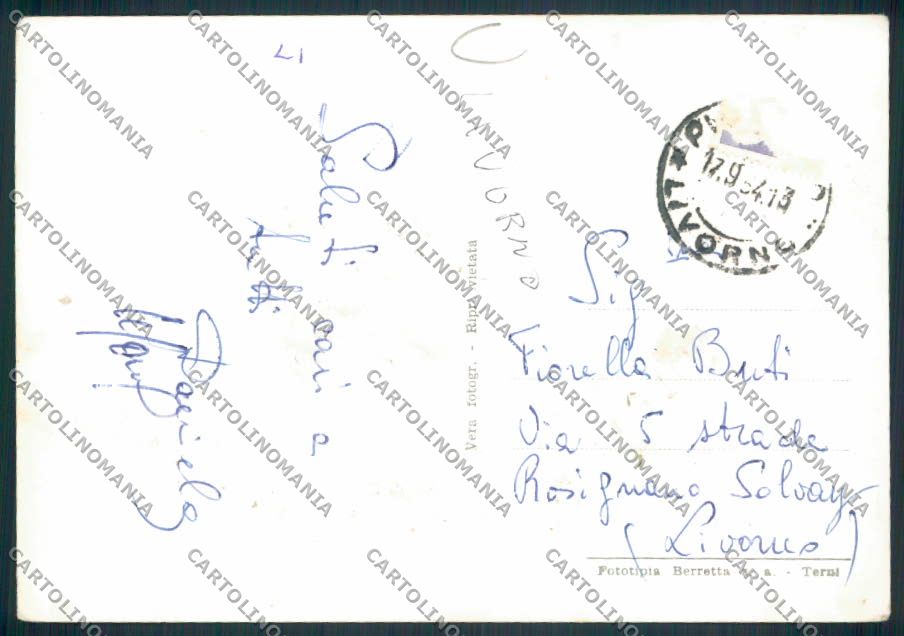 Livorno Piombino Foto FG cartolina MV7563 – retro