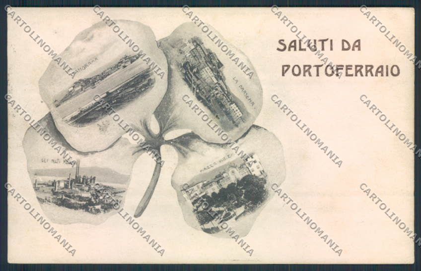 Livorno Isola d'Elba Portoferraio Saluti da cartolina MV7589 – fronte