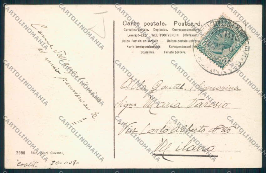 Livorno Isola d'Elba Portoferraio Saluti da cartolina MV7589 – retro