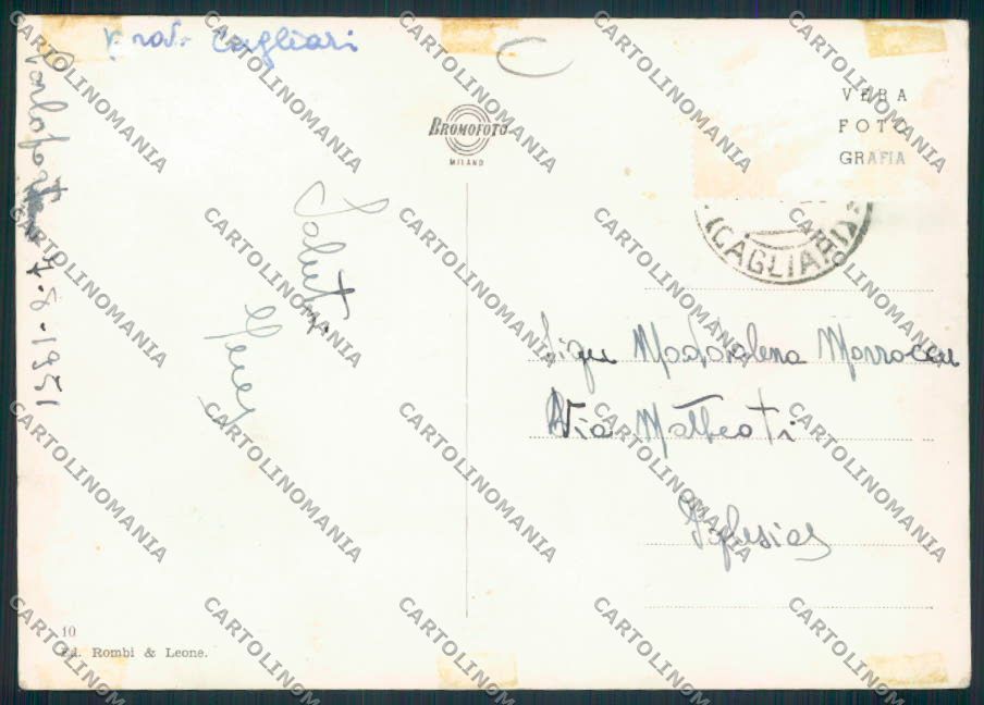 Cagliari Carloforte COLLA Foto FG cartolina MV7650 – retro