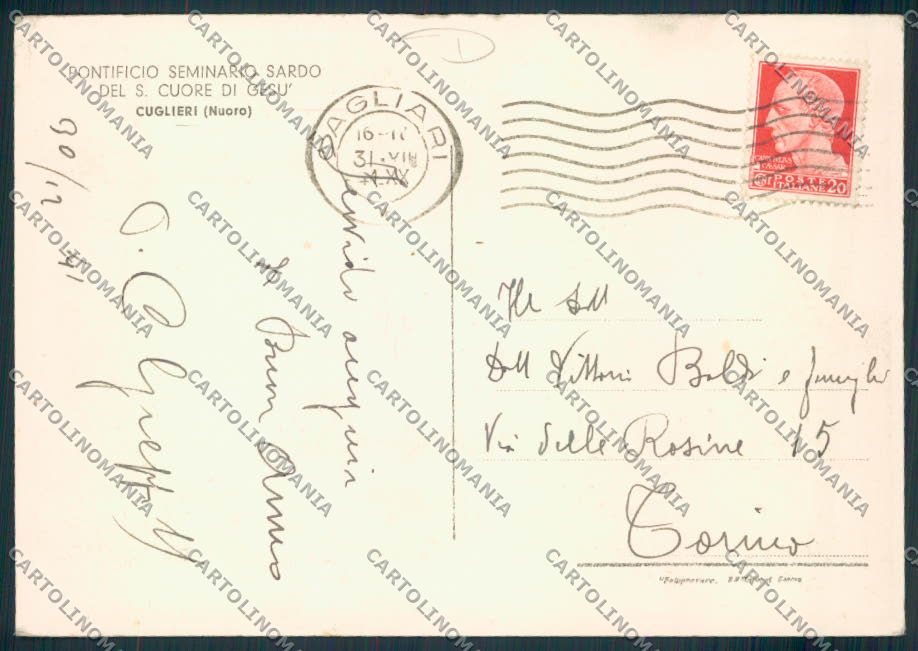 Oristano Cuglieri FG cartolina MV7702 – retro