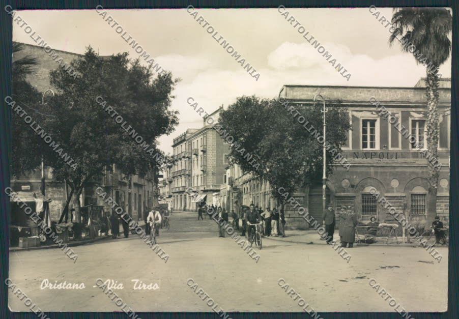 Oristano Città PIEGA Foto FG cartolina MV7719 – fronte
