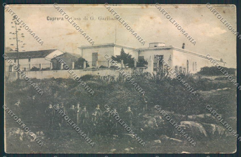 Sassari Caprera Garibaldi MACCHIE cartolina MV7747 – fronte