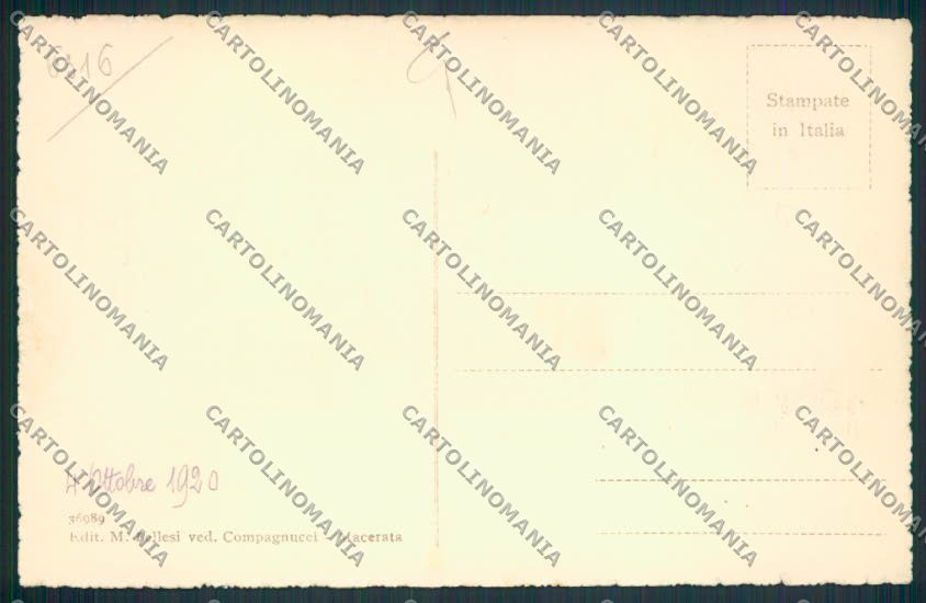 Macerata Città cartolina MV7797 – retro