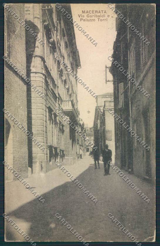 Macerata Città PIEGA cartolina MV7802 – fronte