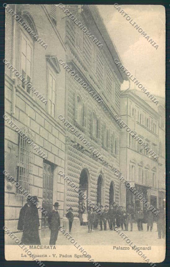 Macerata Città PIEGHINE cartolina MV7819 – fronte