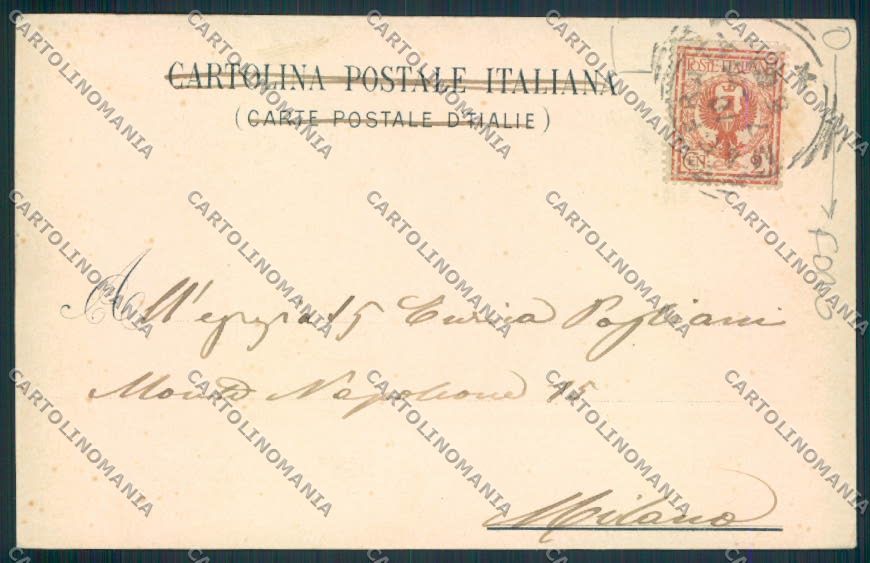 Macerata Città FORO cartolina MV7832 – retro