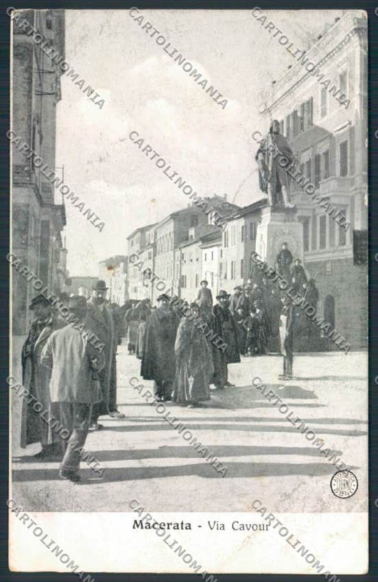 Macerata Città Alterocca Garibaldi cartolina MV7835 – fronte