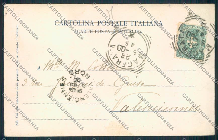 Macerata Città cartolina MV7837 – retro