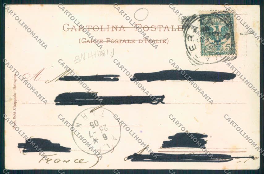 Macerata Città PIEGHINE cartolina MV7839 – retro