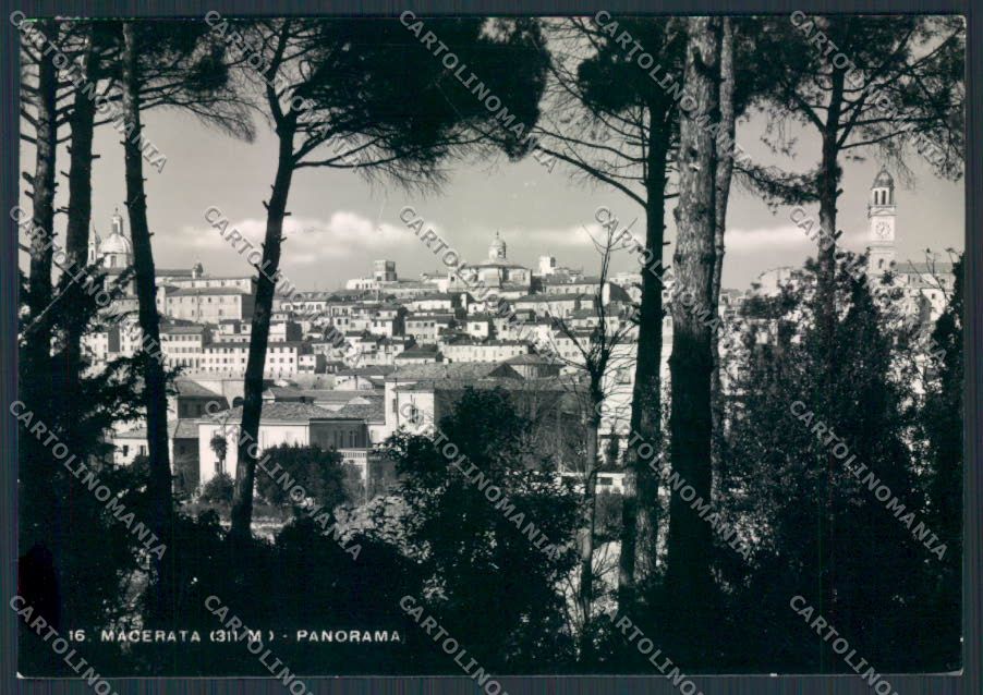 Macerata Città PIEGHINA Foto FG cartolina MV7842 – fronte
