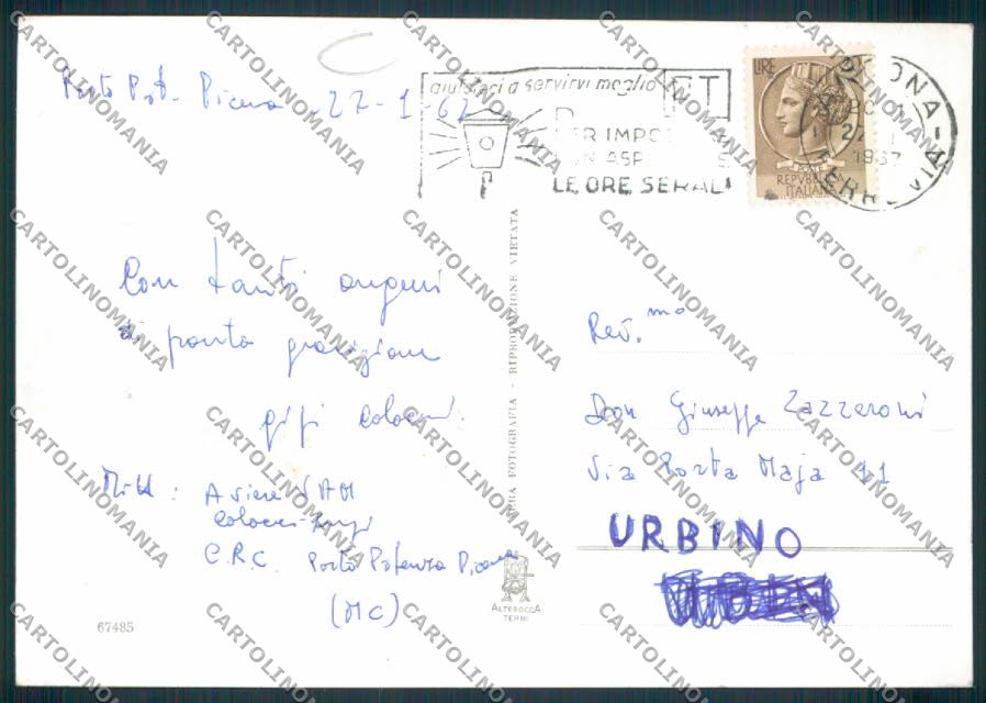 Macerata Porto Potenza Picena Foto FG cartolina MV7881 – retro