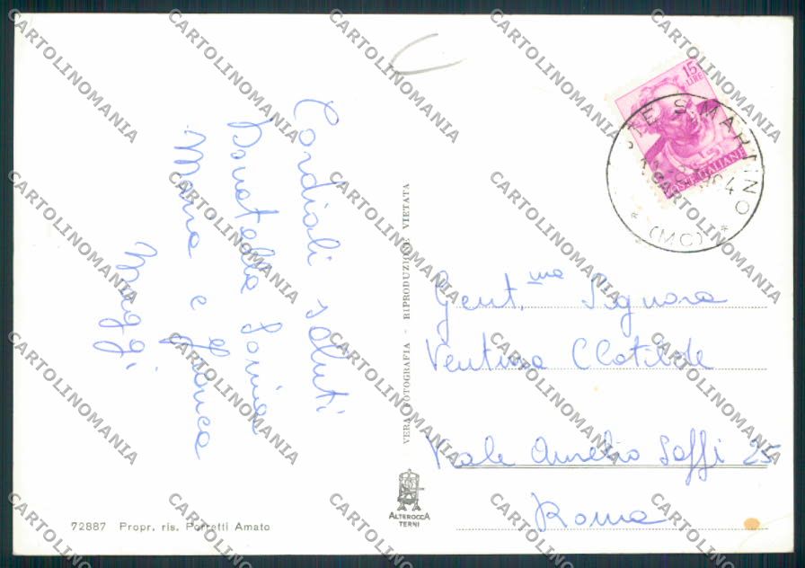 Macerata San Martino Serravalle Foto FG cartolina MV7883 – retro