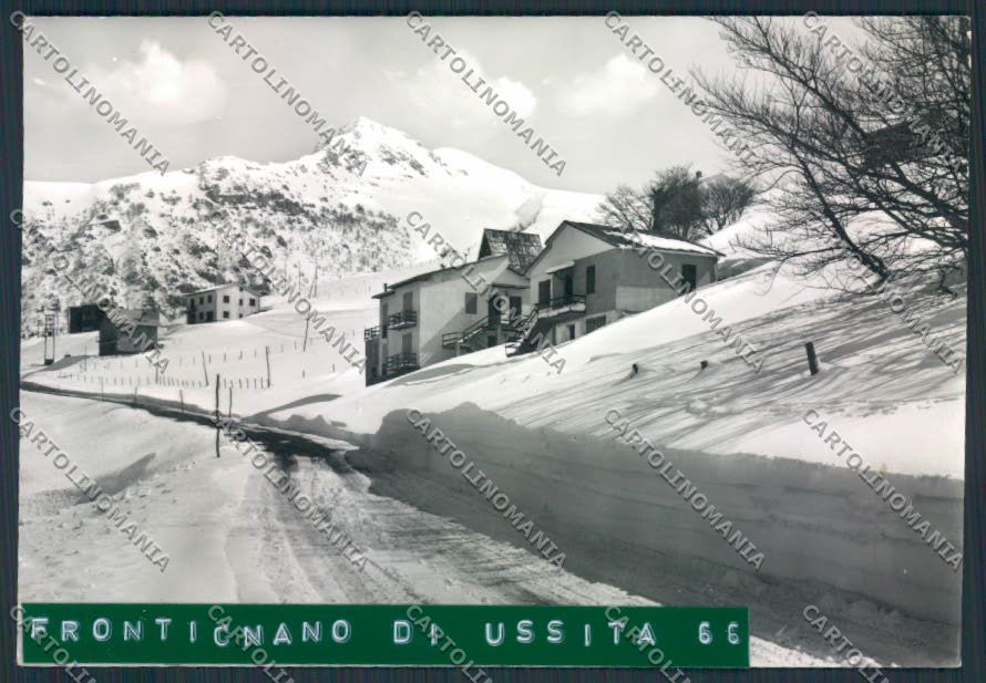 Macerata Frontignano Ussita ADESIVO Foto FG cartolina MV7889 – fronte