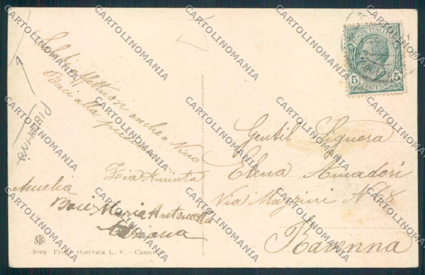 Macerata Camerino PIEGHINA cartolina MV7902 – retro