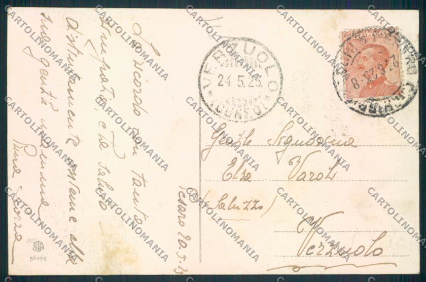 Pesaro Città MACCHIE cartolina MV7929 – retro