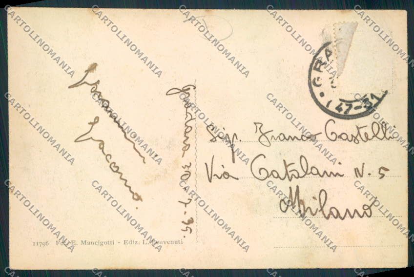 Pesaro Gradara cartolina MV7986 – retro