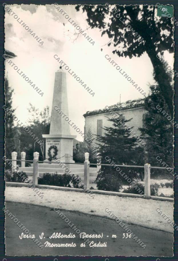 Pesaro Serra Sant'Abbondio Foto FG cartolina MV8004 – fronte