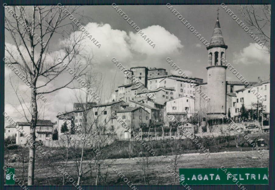 Pesaro Sant'Agata ADESIVO Foto FG cartolina MV8006 – fronte