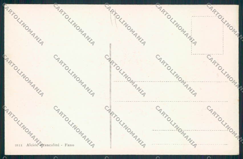 Pesaro Fano cartolina MV8052 – retro