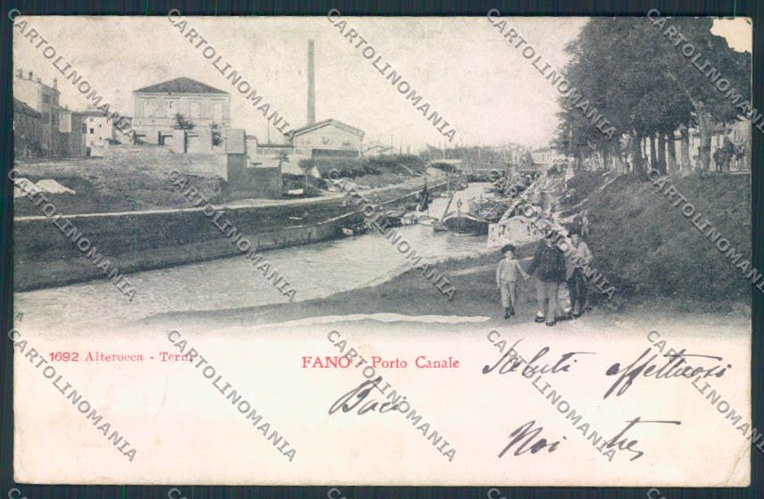 Pesaro Fano ABRASA cartolina MV8057 – fronte