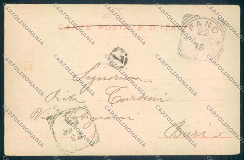 Pesaro Fano cartolina MV8064 – retro
