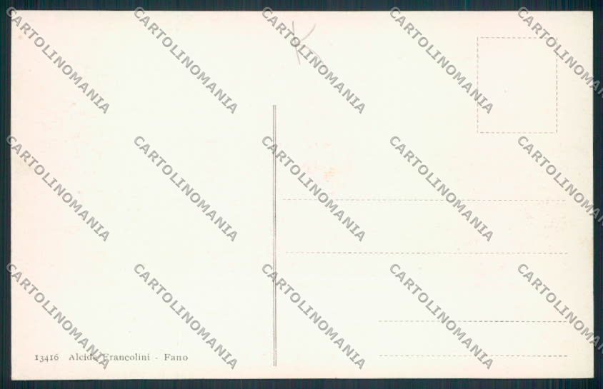 Pesaro Fano cartolina MV8080 – retro
