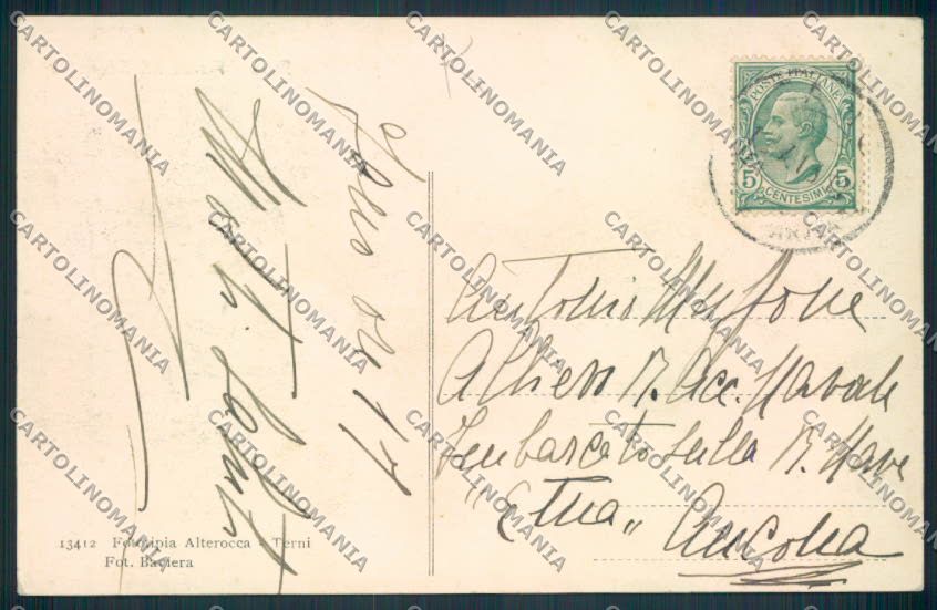 Pesaro Fano cartolina MV8081 – retro