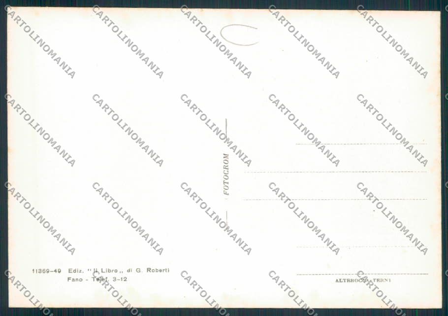 Pesaro Fano FG cartolina MV8091 – retro