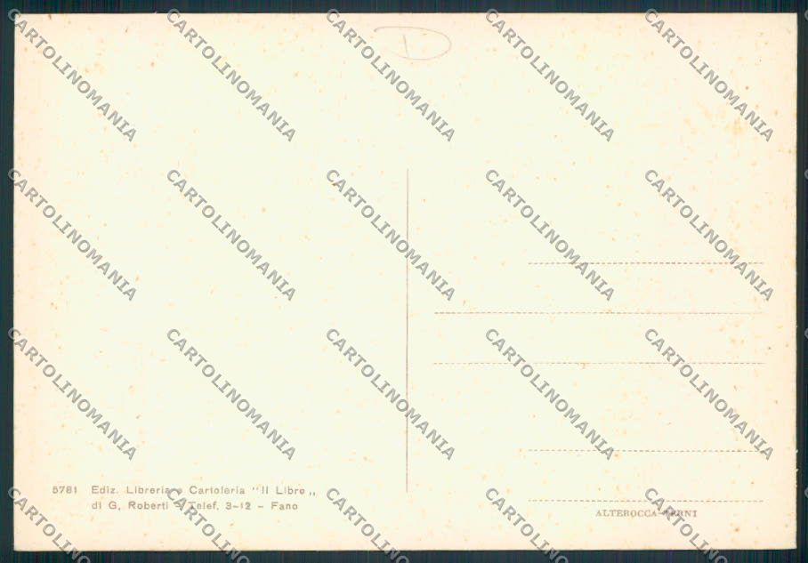 Pesaro Fano FG cartolina MV8097 – retro