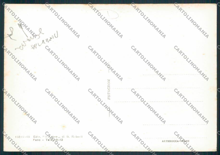 Pesaro Fano PIEGHINA STRAPPO FG cartolina MV8098 – retro