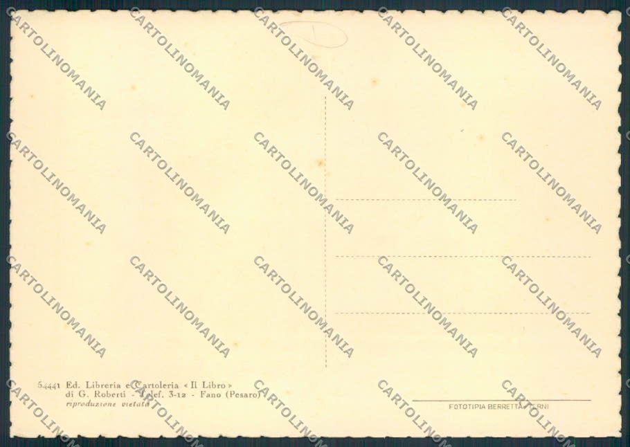 Pesaro Fano FG cartolina MV8099 – retro