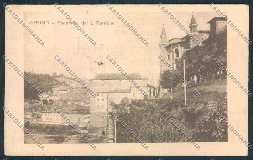 Pesaro Urbino PIEGA cartolina MV8119 – fronte