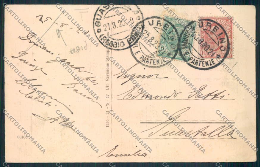 Pesaro Urbino PIEGA cartolina MV8119 – retro