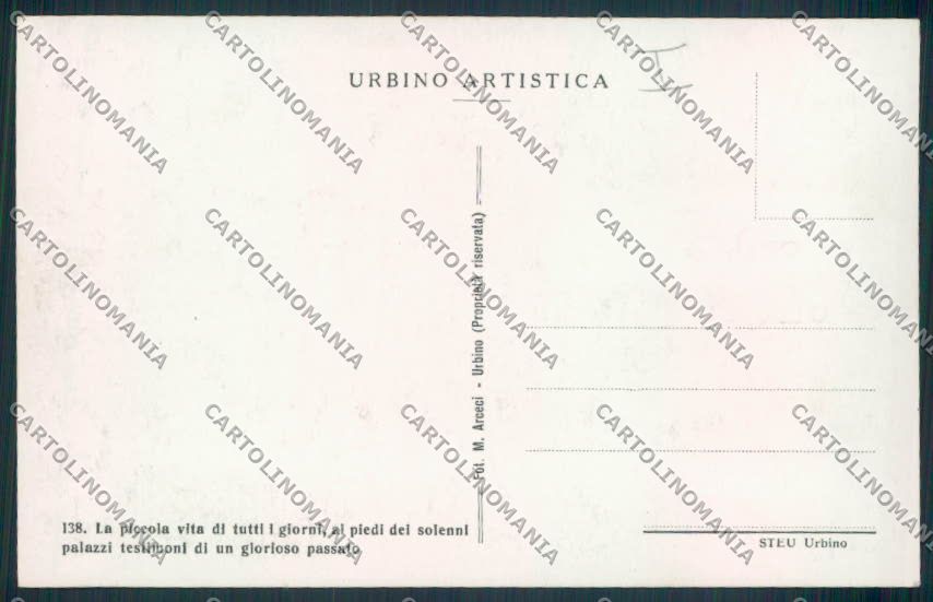 Pesaro Urbino Foto cartolina MV8136 – retro